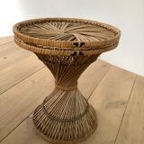 Palm side table in buris