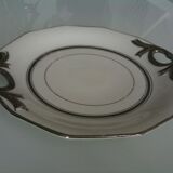 Plat à gâteaux ancien en porcelaine