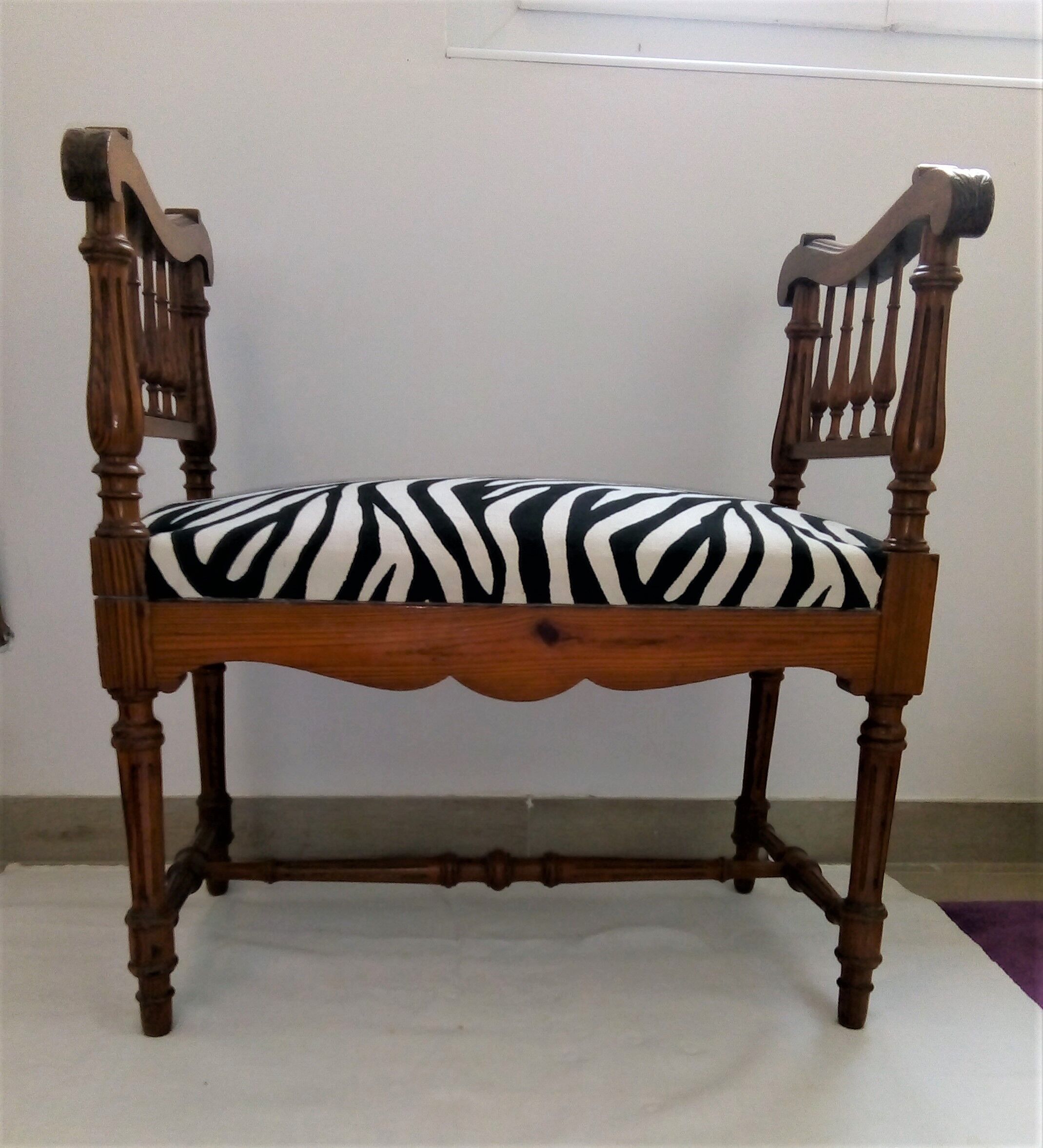 Zebra bench