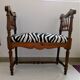 Zebra bench