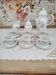 Vintage 15-piece coffee set in white porcelain Bavaria with small blue flowers