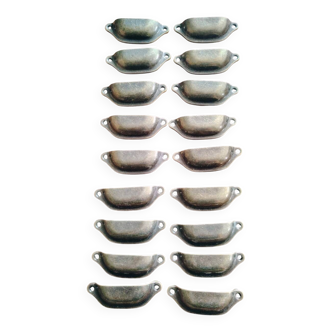 18 poignées coquille