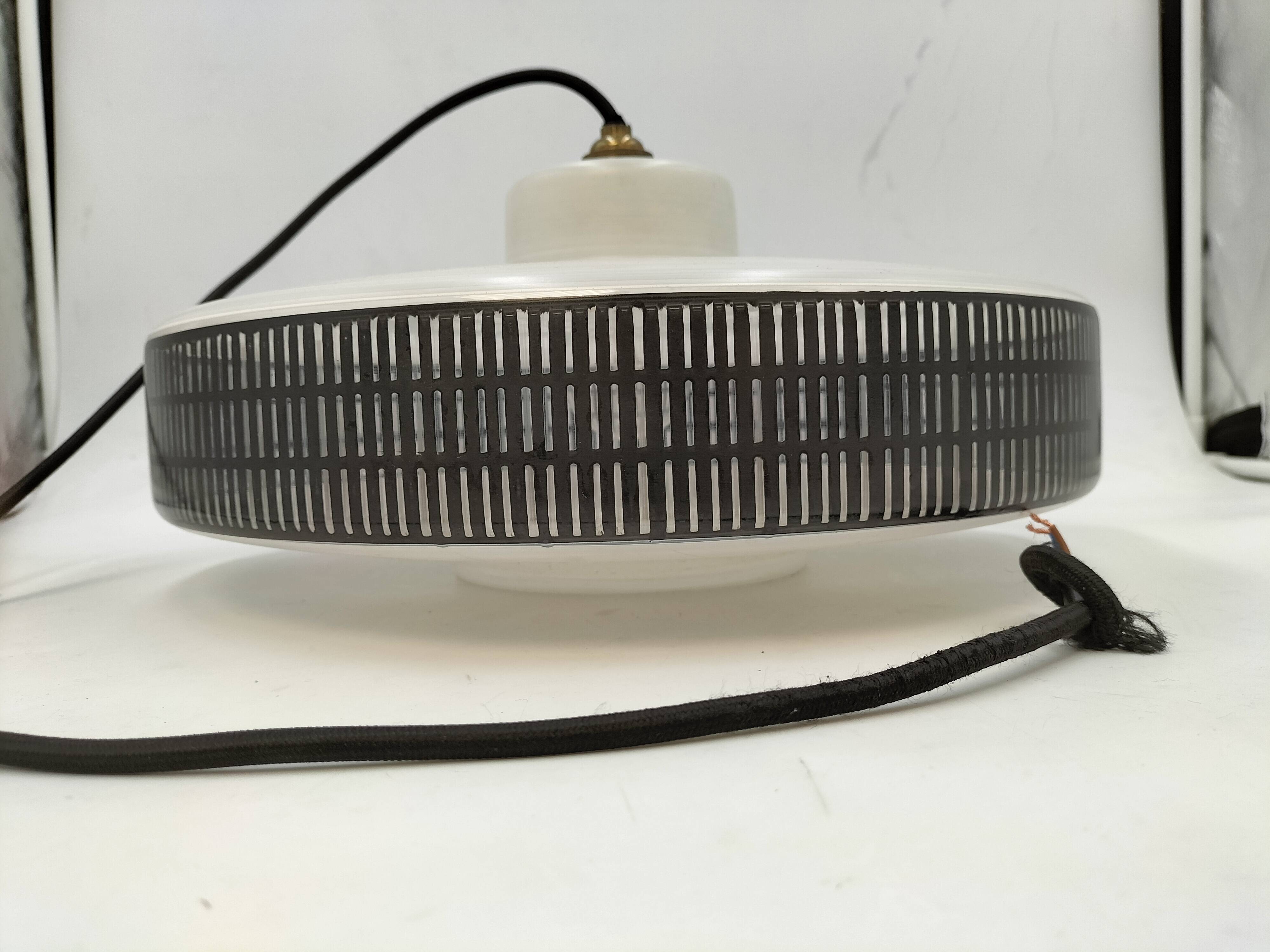 Vintage glass pendant light