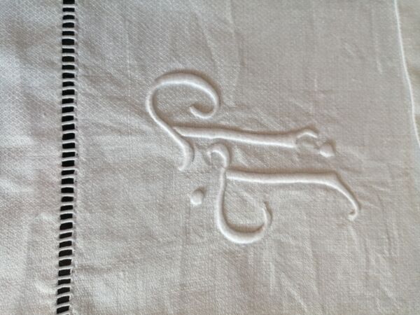 Lot de 6 serviettes anciennes brodées