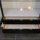 Bicolour lacquered wood bar cabinet, Italy, 1980s