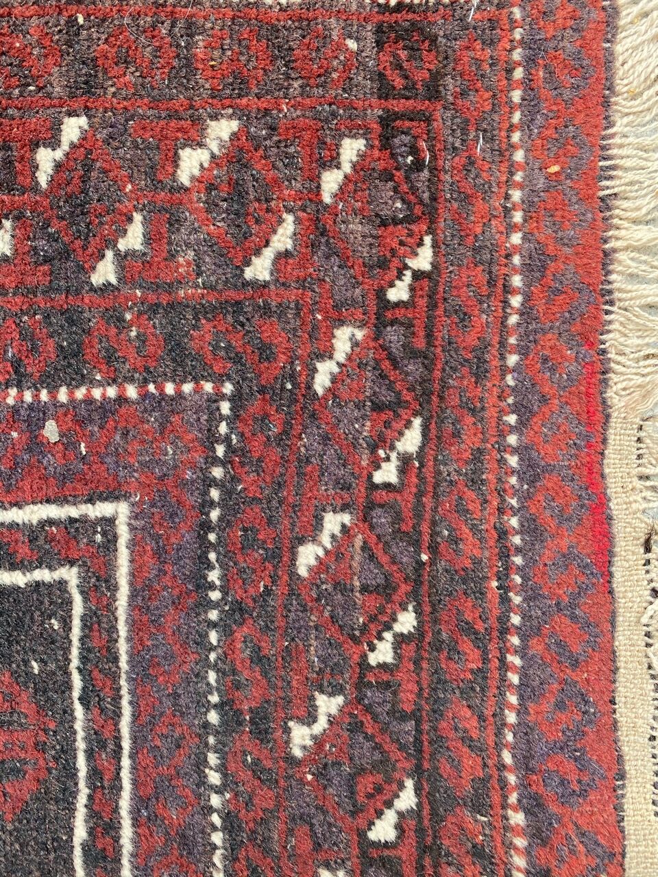 Vintage afghan carpet belutch 89x147 cm