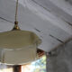 Suspension en opaline drapée