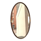 Antique mirror with twisted brass frame from the 60s 70s.
