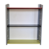 Metal wall mounted shelving unit by NVF, The Netherlands 1960's