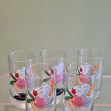 Set of 5 80s glasses