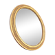 Old oval golden mirror 30x35cm