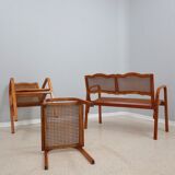 Prodotti living-room set, straw, Vienna, 1940s