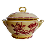 Earthenware tureen of Gien decoration Cactus