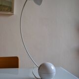 Vintage 80s 1980s white postmodernist table lamp