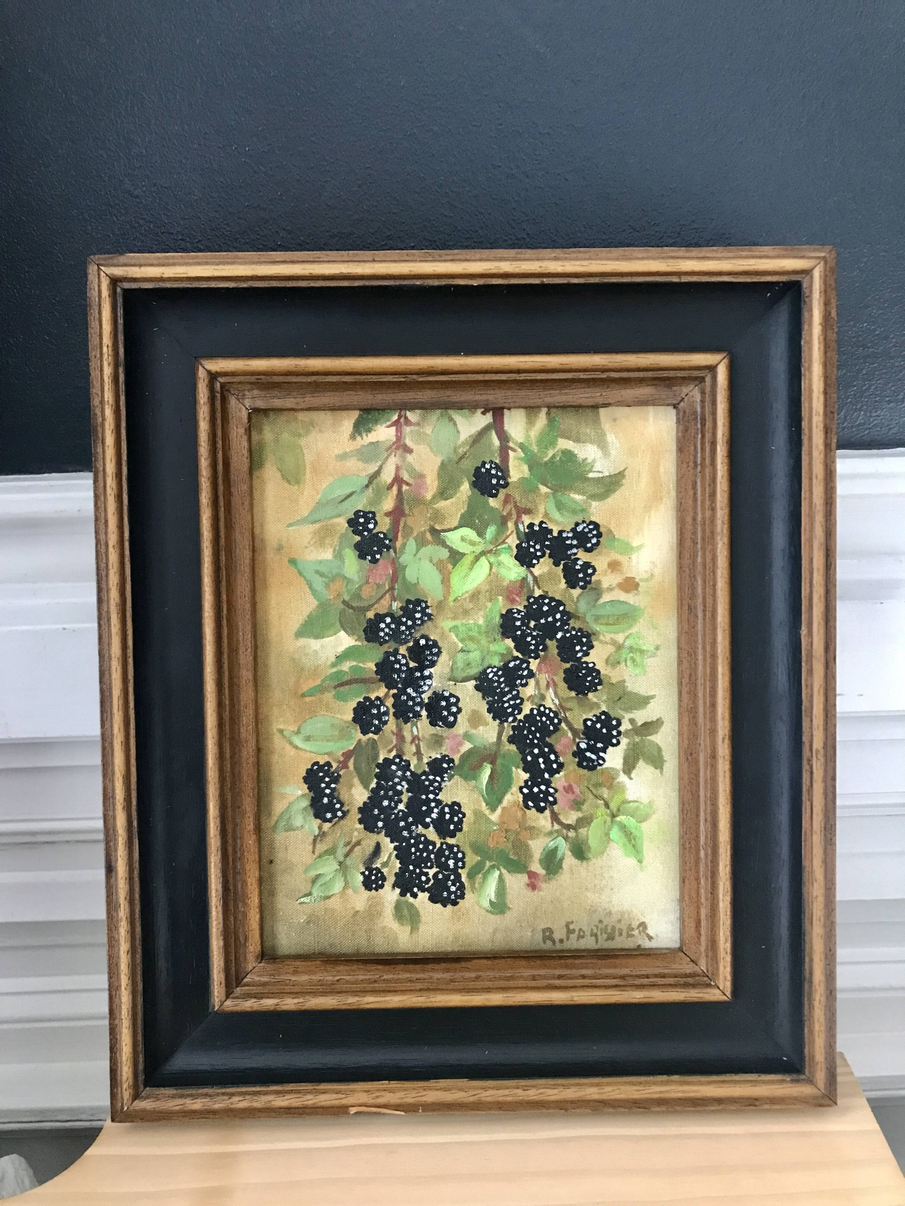 Old still life painting