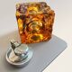 Murano Antonio Imperatore 1970 ensemble lighter table ashtray candle holder
