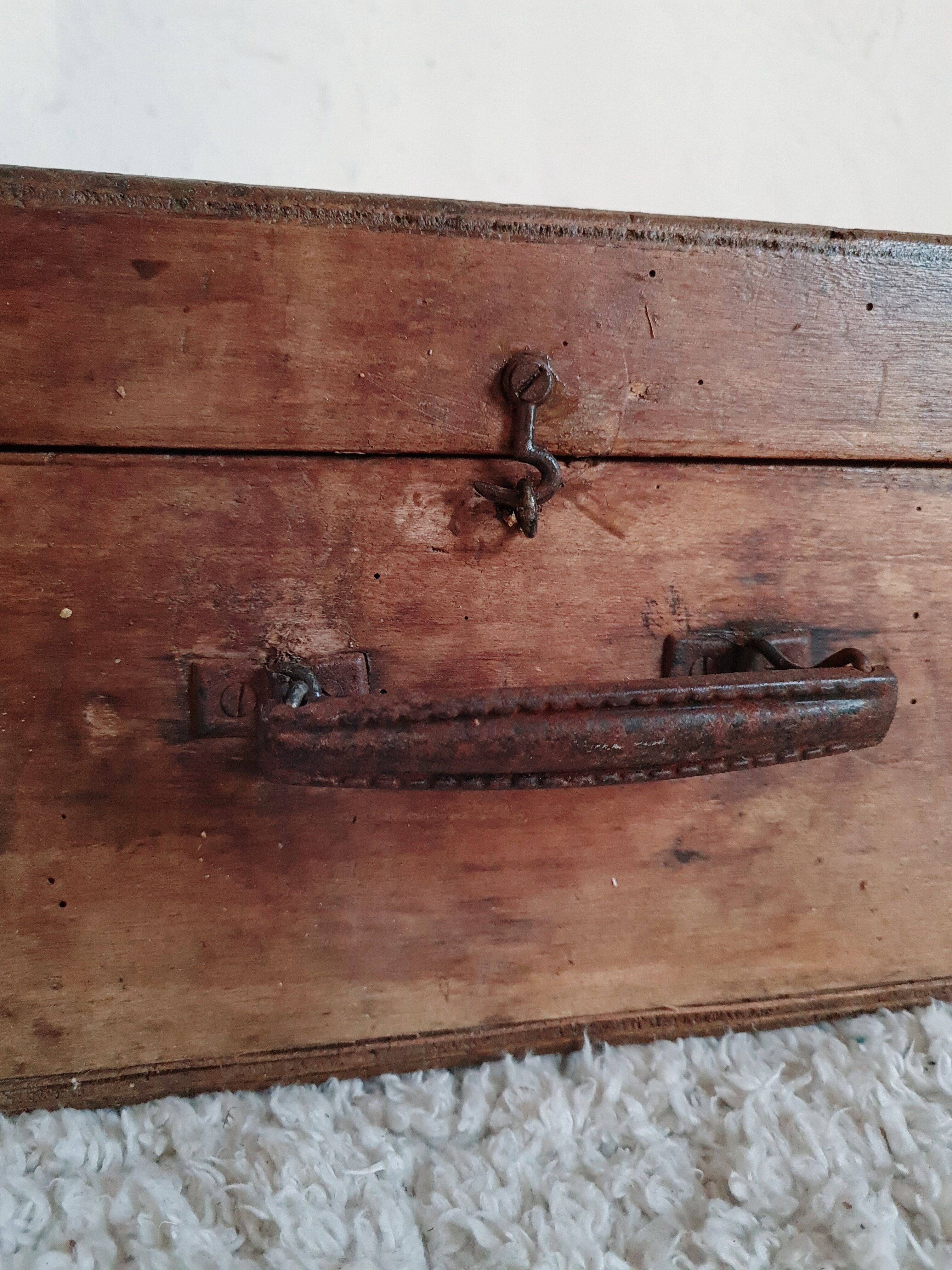 Old wooden box