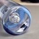 Vintage blue glass vase