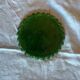 Set of 3 Vallauris trivets – Green glazed ceramic – Years
