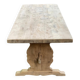 Renovated 19th century solid wood monastery farmhouse table 180cm