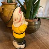 Ancient terracotta garden gnome