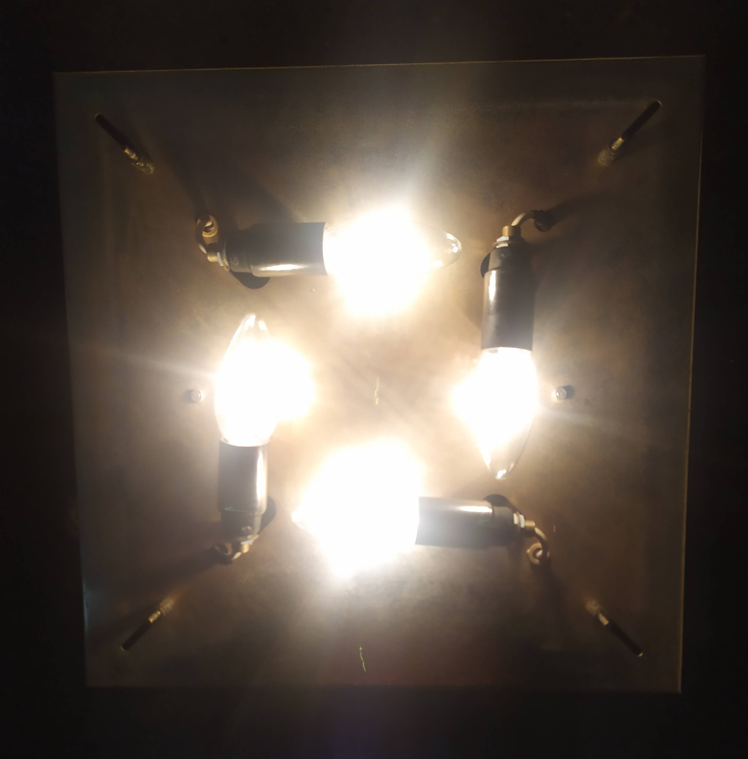 Grande applique en verre de Murano de Mazzega, années 1970