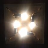 Grande applique en verre de Murano de Mazzega, années 1970