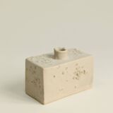 Cubic shaped vase granite chip