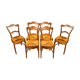 6 old chairs in cherry tree