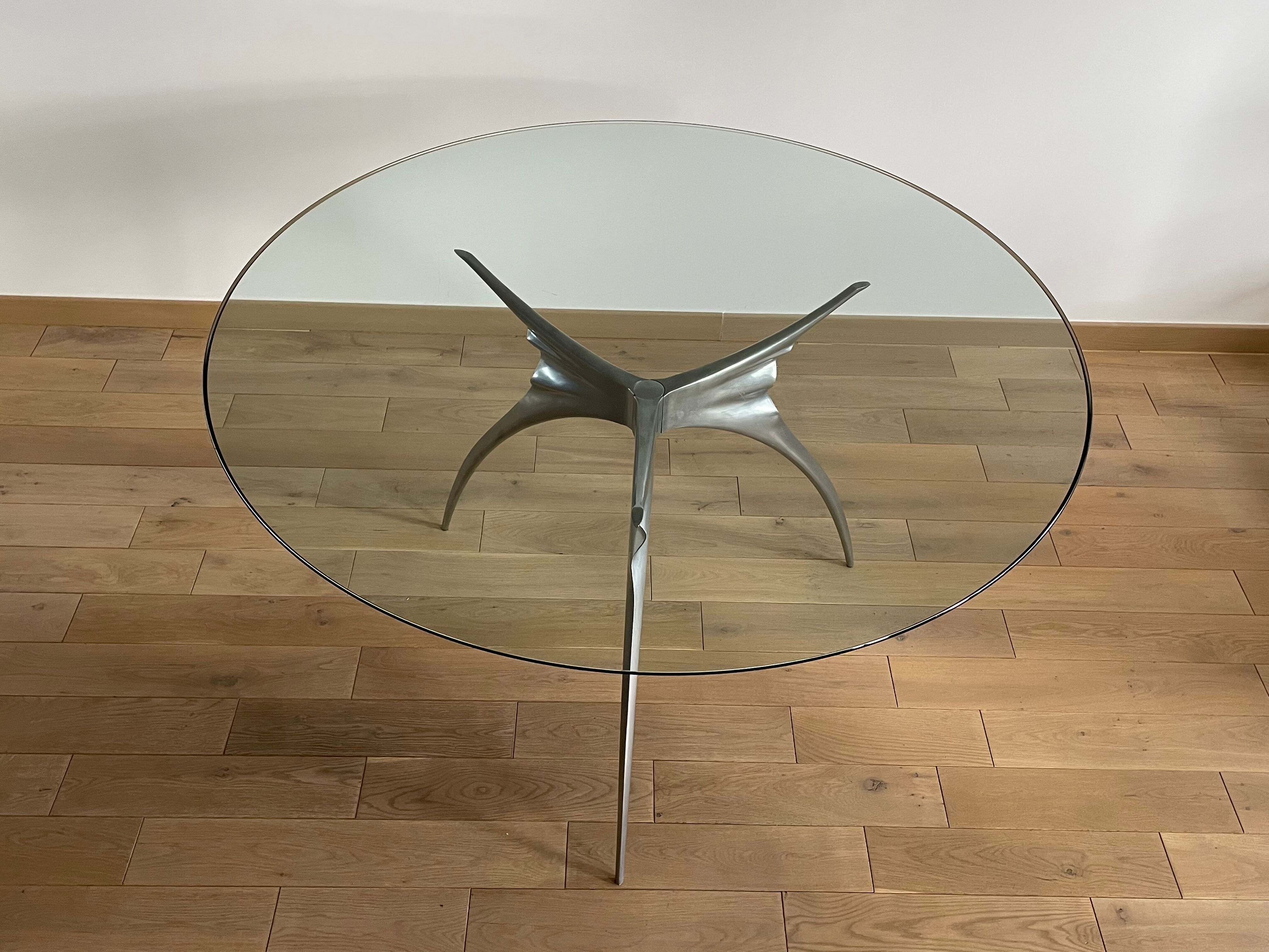 Table ronde Water par Bernard Dequet, 1970