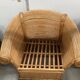 Pair of vintage rattan armchairs