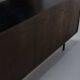 ENFILADE FLORENCE KNOLL MODEL 116 WOOD LEATHER AND RATTAN 1960
