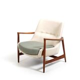 Early Ib Kofod Larsen Easychair Model 4346 / New Upholstered!