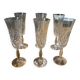 6 etzel crystal champagne glasses