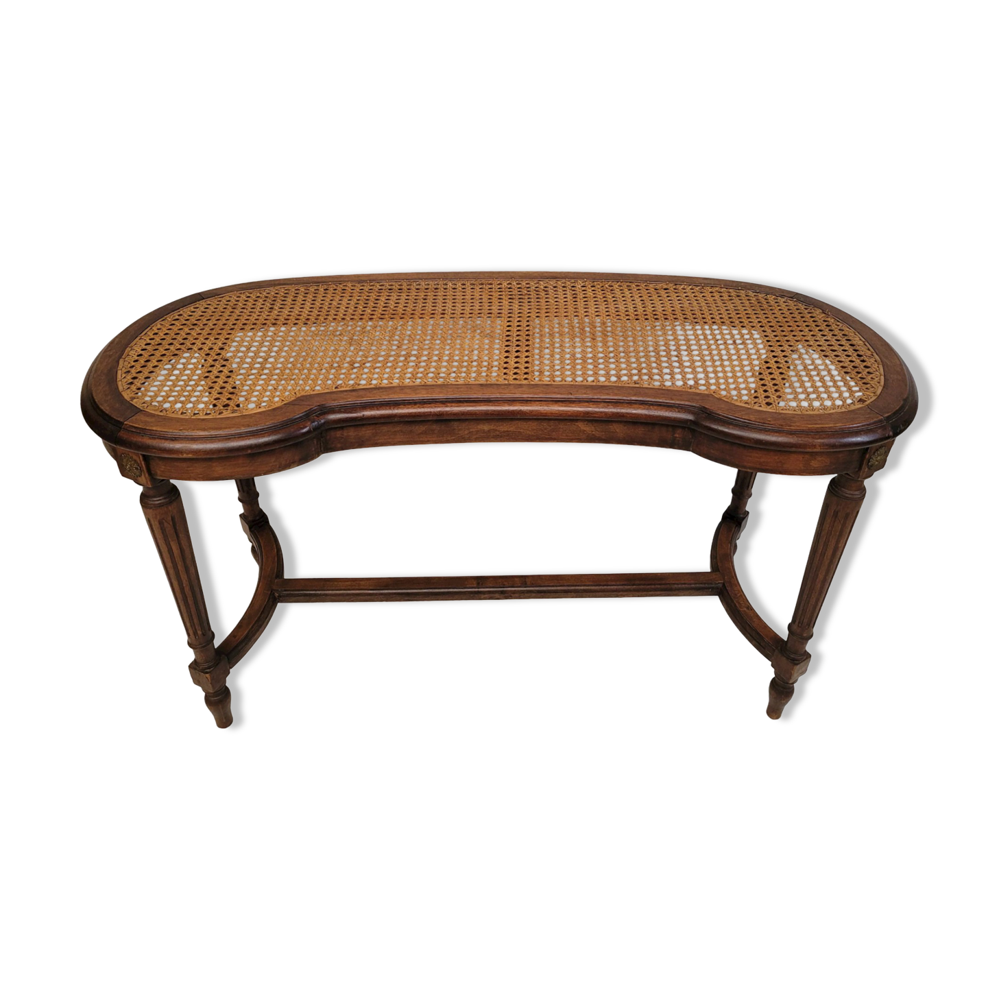 Wooden piano bench and canning