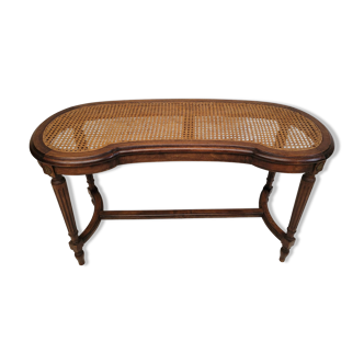 Wooden piano bench and canning