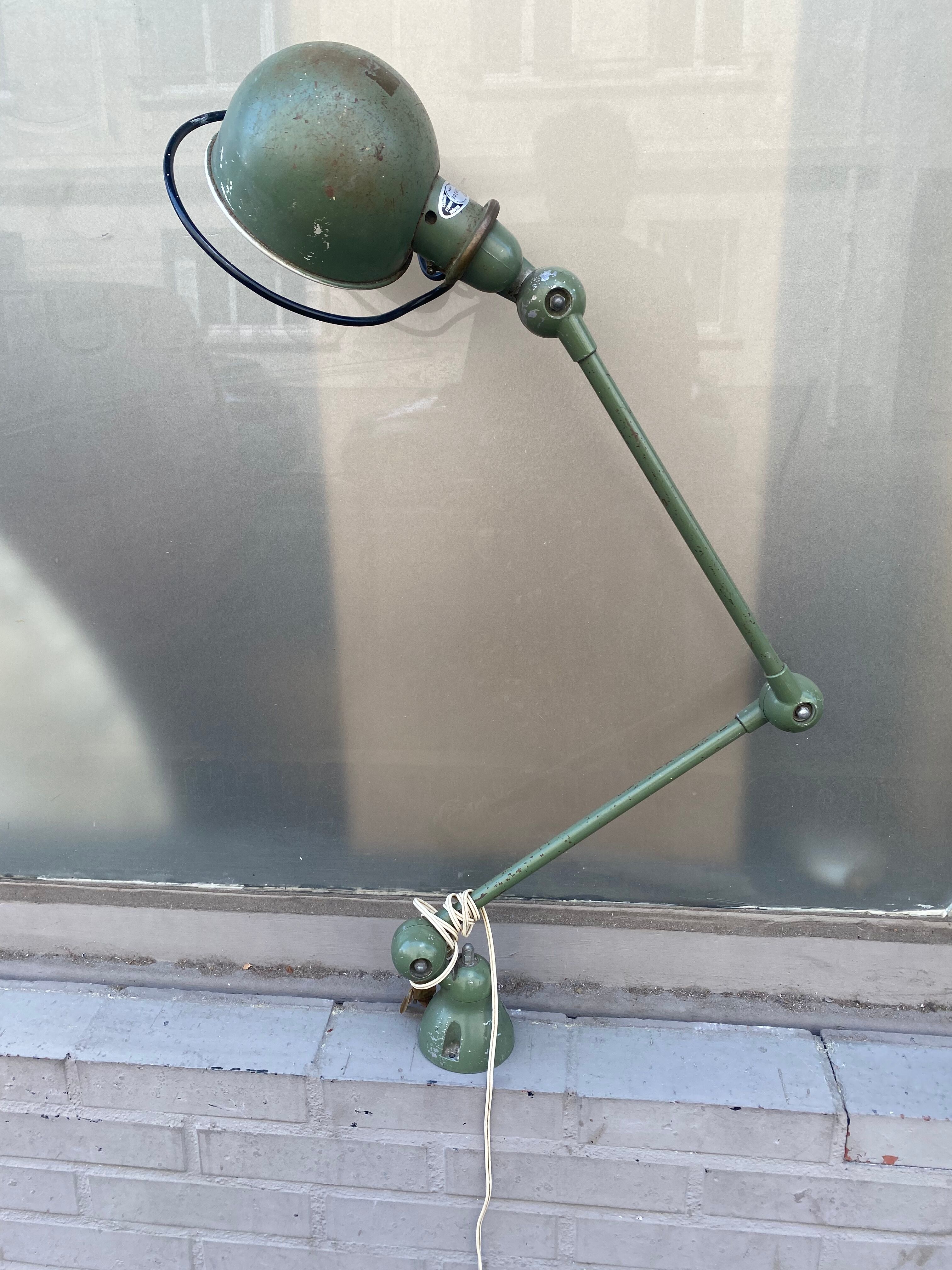 Large old Jielde wall light from the 60s