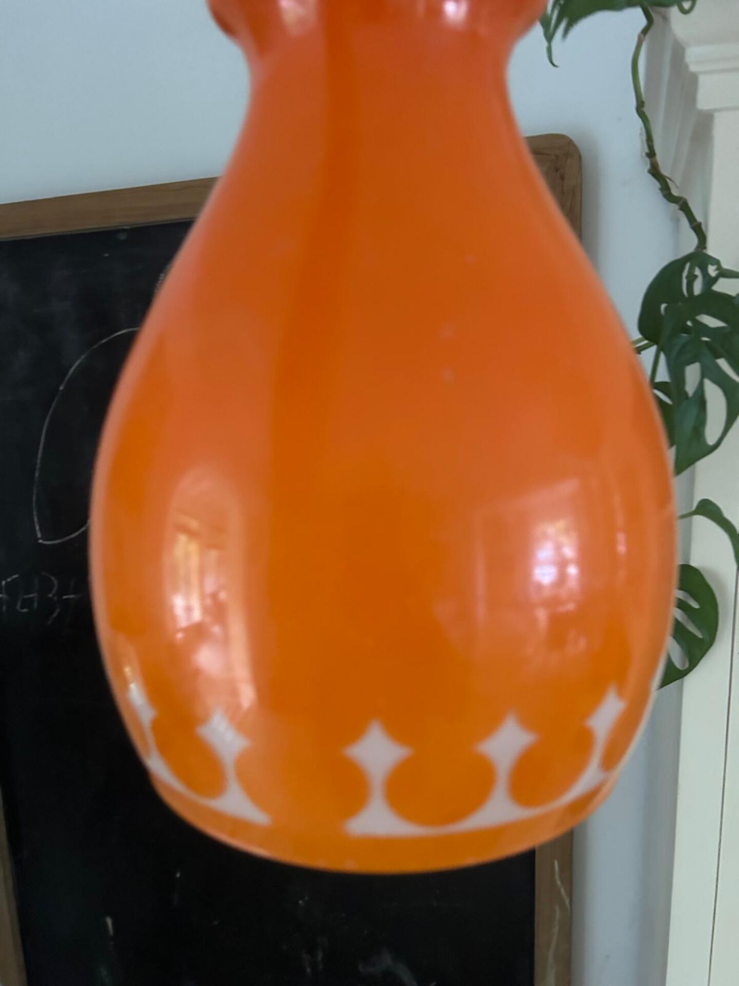 Suspension orange année 70