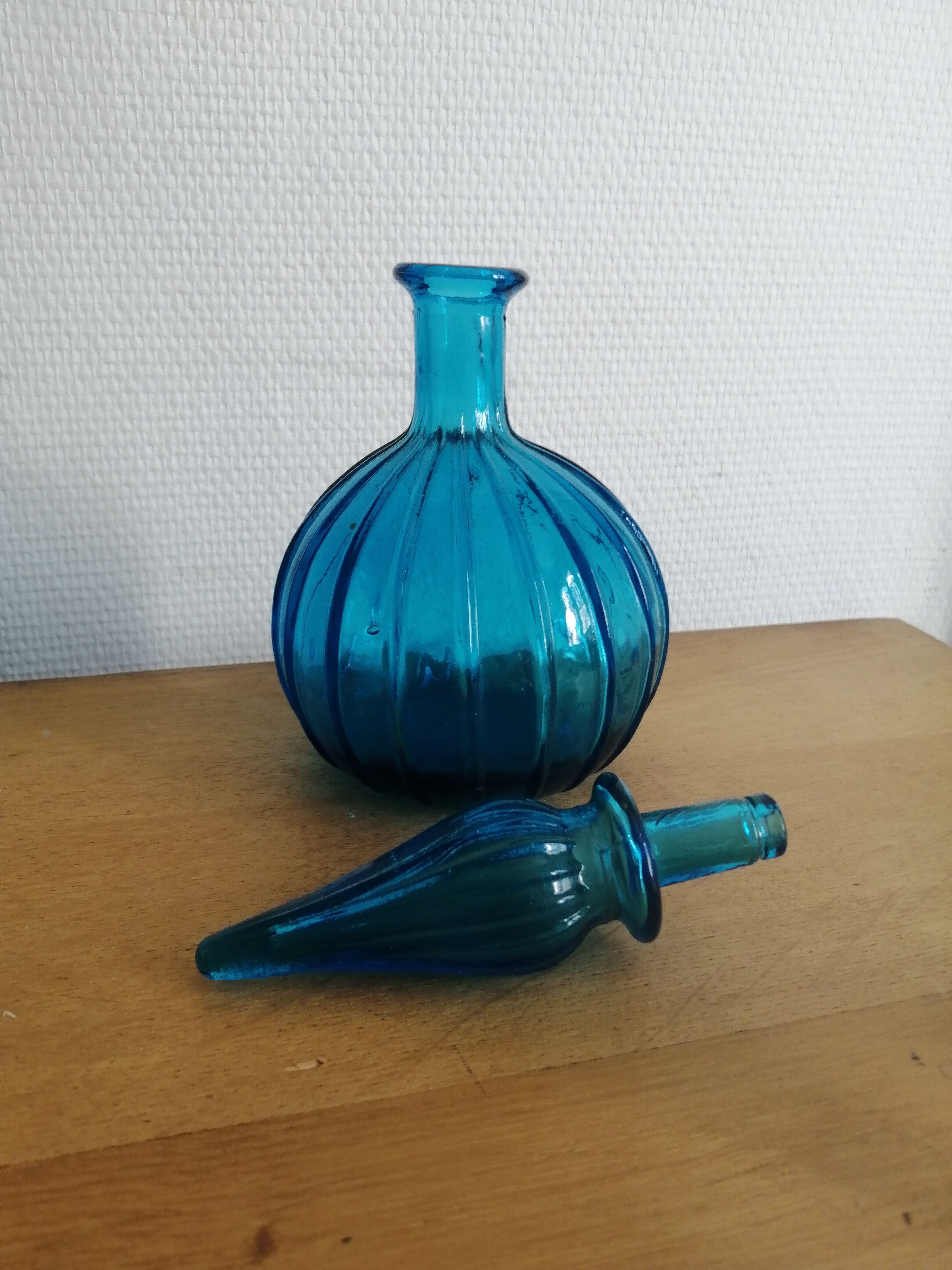 Blue carafe