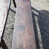 Pair of country banks in chêne