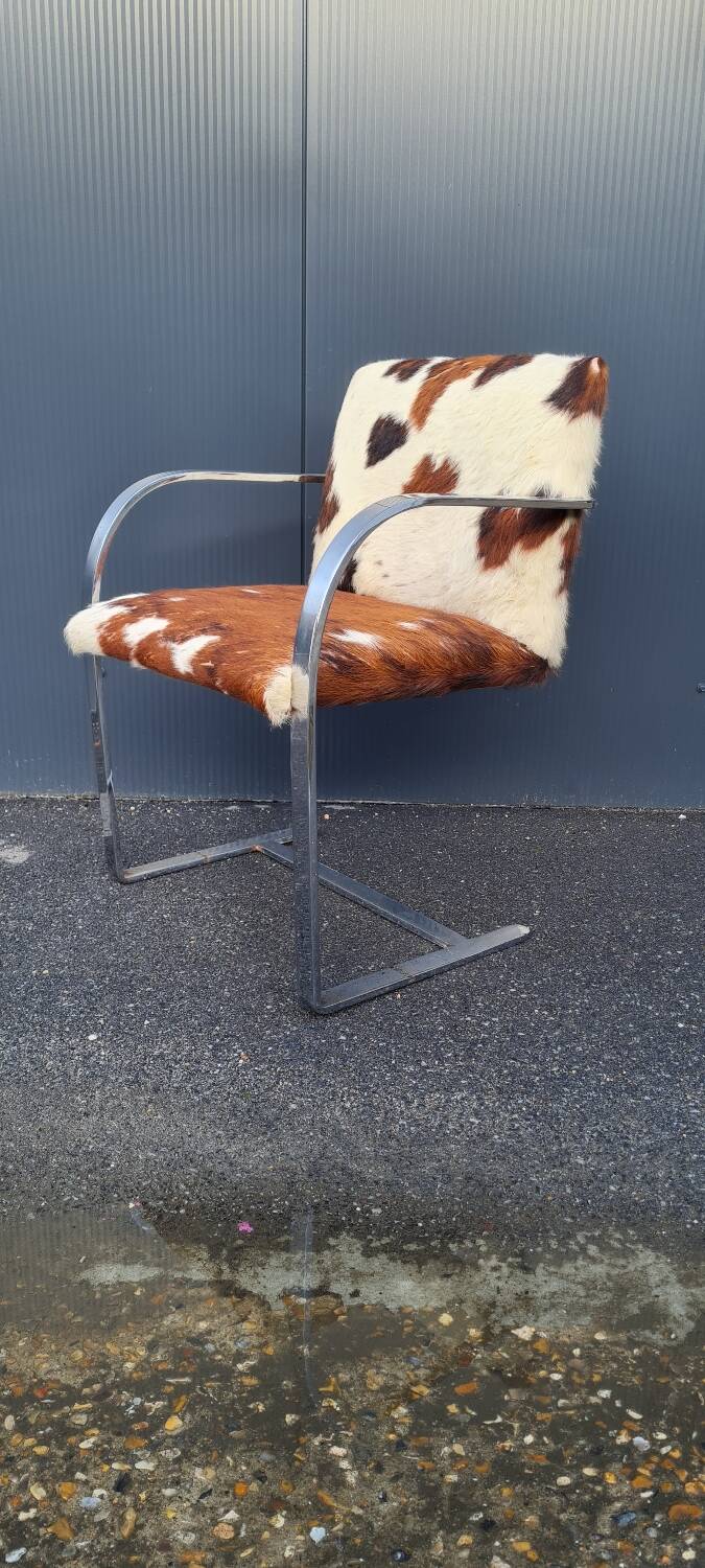 Brno flat bar armchair by ludwig mies van der rohe