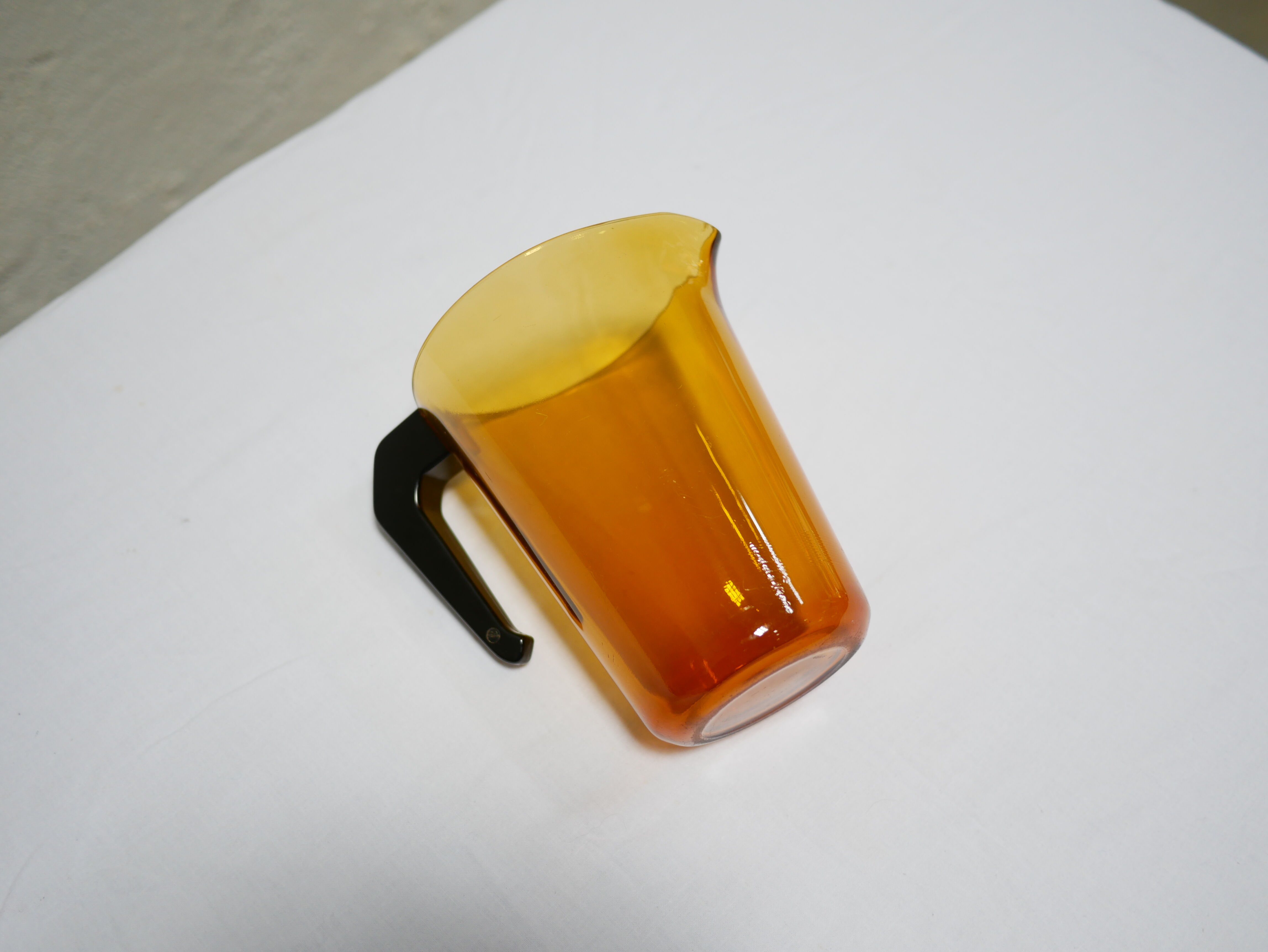 Vintage glass pitcher by Vereco, France