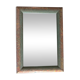 Vintage gray and pink mirror 35 x 25cm