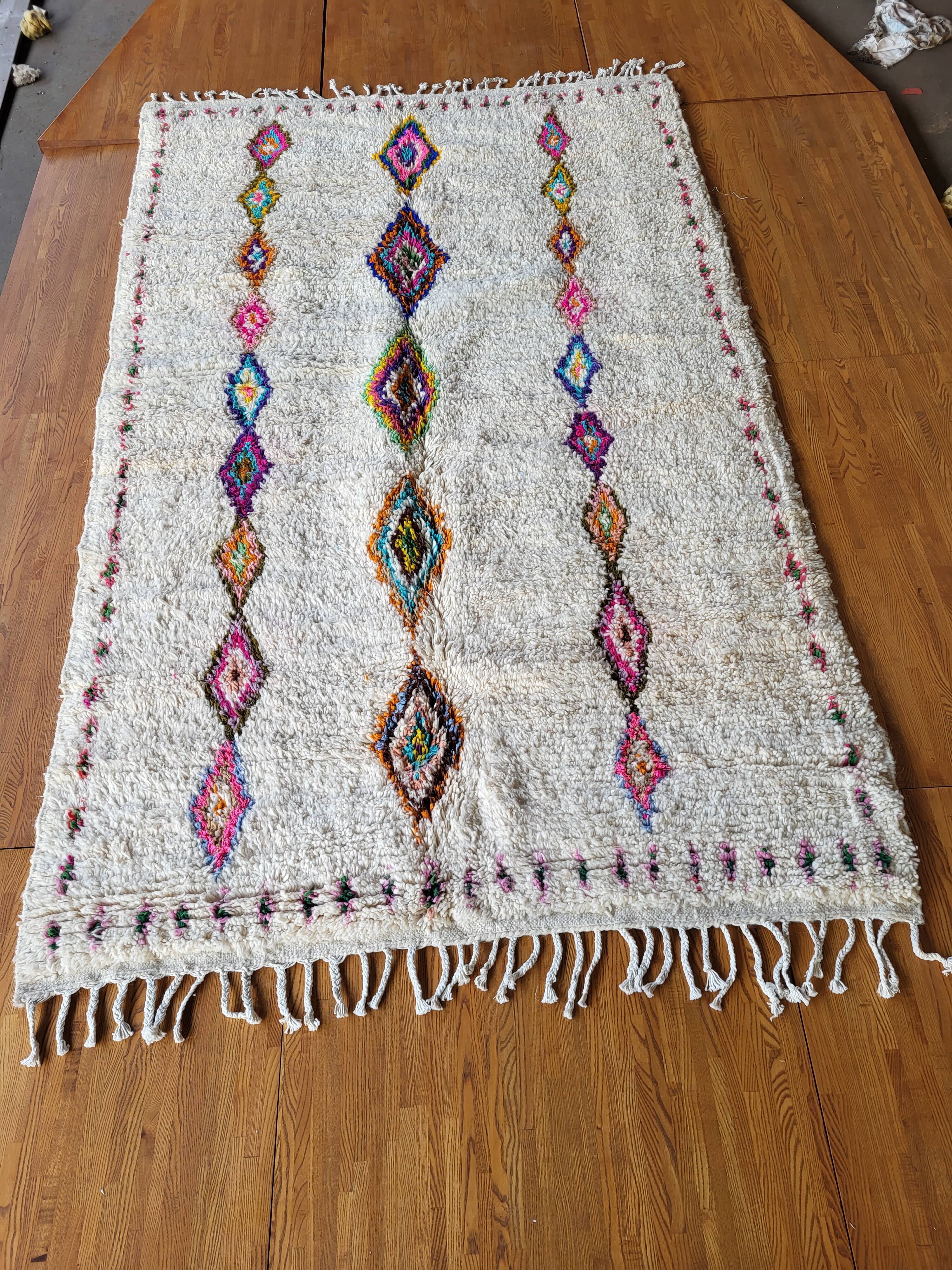 Tapis Azilal Berbère Marocain 2m45 x 1m41