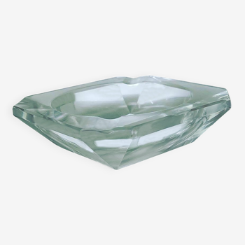 Val St Lambert crystal ashtray