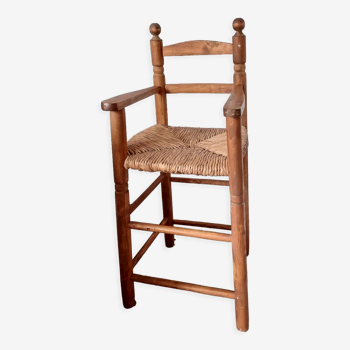 Brutalist children's high chair