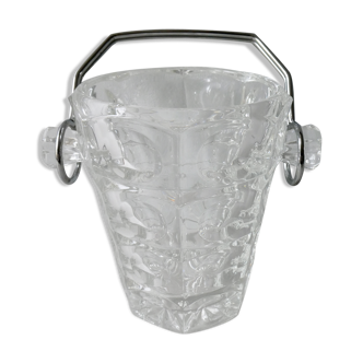 70s crystal ice bucket