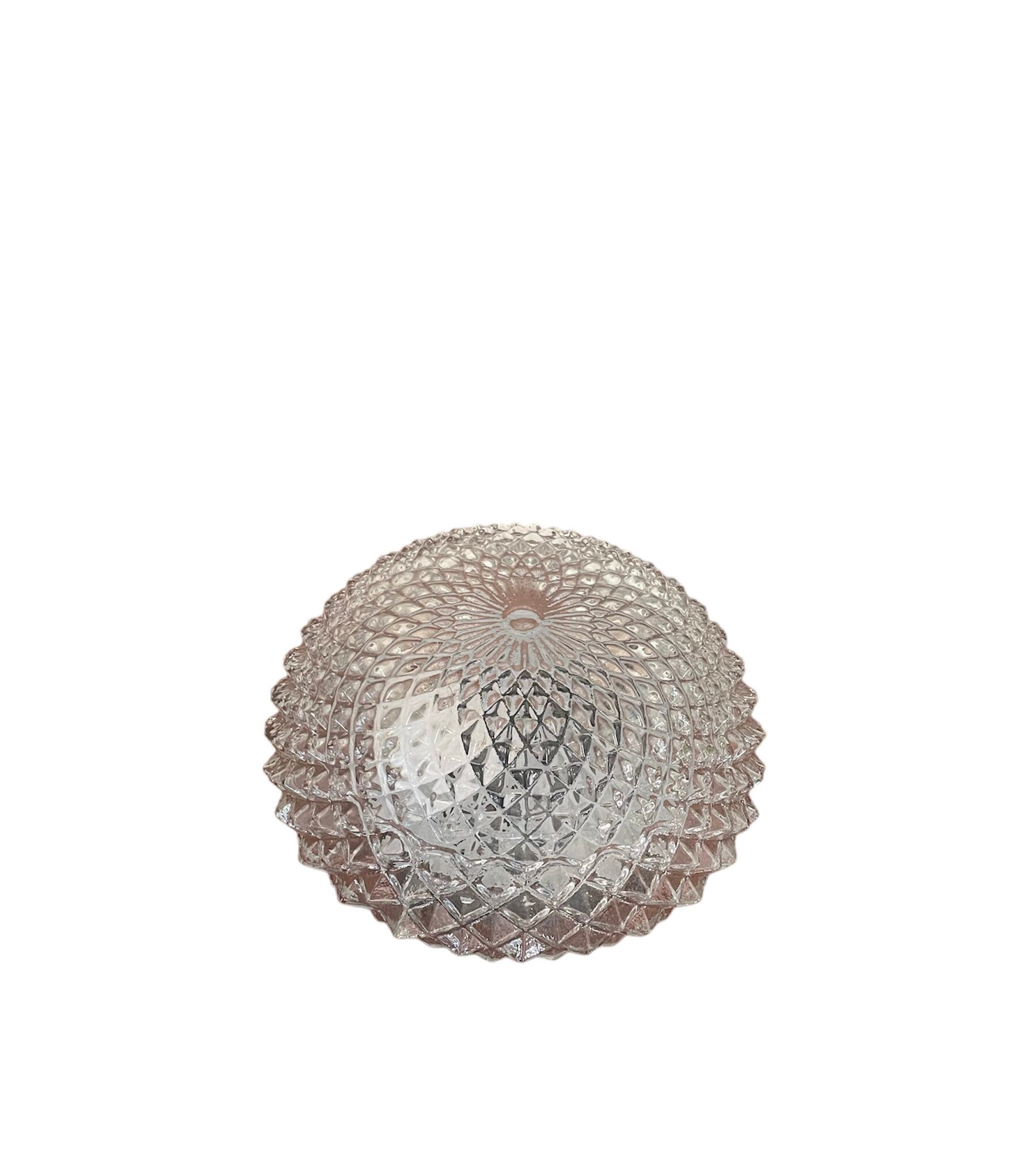 Vintage glass sea urchin ceiling lamp