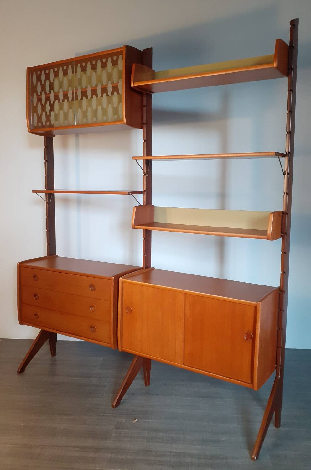 Ergo Teak Storage Cabinet, Vintage Scandinavian 1960s