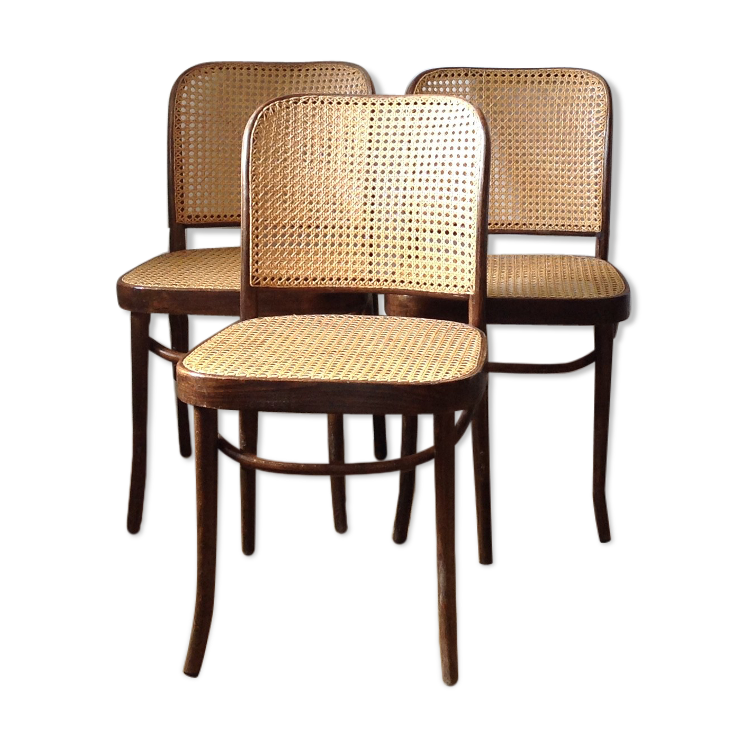 4 chairs 811 Hoffman Thonet
